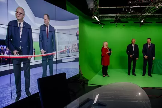 Laboratorium symulacji nagrań telewizyjnych na Uniwersytecie już otwarte! 