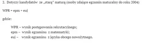 zasady rekrutacji ug