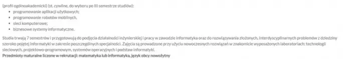 zasady rekrutacji ug